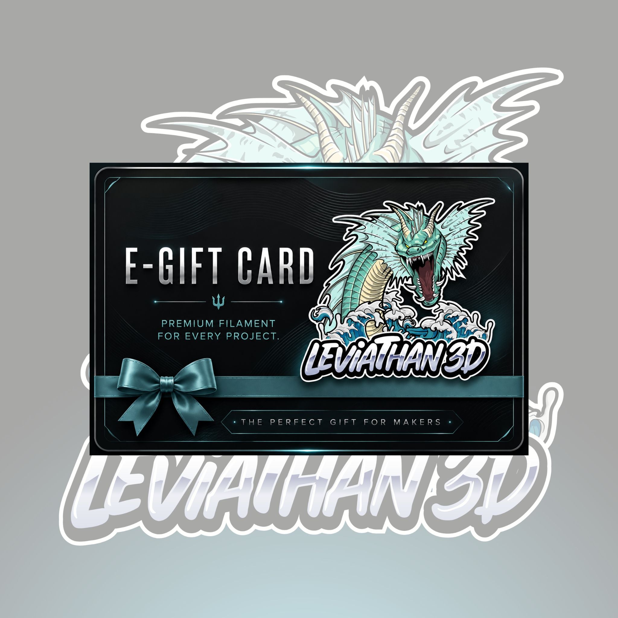 Leviathan 3D Gift Card - 3D printing filament gift voucher Australia