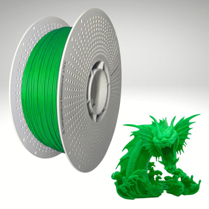 Green PLA 3D printing filament 1kg spool - Leviathan 3D Australia