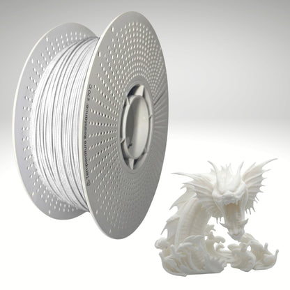 White PLA 3D printing filament 1kg spool - Leviathan 3D Australia